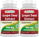 Best Naturals Rypäleensiemenuute 400 mg 120 vcap (120 kpl)