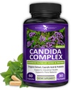 Potent Garden Candida Complex - Oregano ja Caprylic Acid Blend, Gut Flora Balance Complex, Intestinal Health & Immuuni tuki Yrtit & Probiootit, Gut Health täydentää naisten & miesten 60 Count