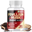 BEBEFEN Psyllium Husk kapselit 2400mg Black Pepper - 2 kuukausi tarjonta - Päivittäinen Liukoinen kuitu Gut Health - ei-GMO ja gluteeniton Formula