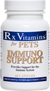 Rx Vitamiinit lemmikkieläinten Immuno tukea koirille ja kissat - Immunomy System Tuki - Ohje Aivojen toiminta Luut Stressi & ikääntyminen - 60 kapselia