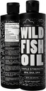 Wild Foods Liquid Omega 3 Fish Oil Supplement, Sitruuna, 16 oz (2 pk) 