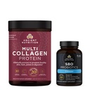 Ancient Nutrition SBO Ultimate Probiootit Kapselit, 60 Count + Multi Collagen Protein Powder, Mautonta, 45 Tarjoukset