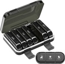 Viikoittain pilleri Organizer 3 Kertaa päivässä, 7 päivän kannettava pilleri laatikko pillereitä, vitamiineja, kalaöljyä, lääkkeitä, lisäravinteet (3x7 musta)