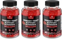 Potent Cranberry Gummies 1500 mg D Mannose - Virtsateiden terveys naisille ja miehille, virtsanpunainen ja virtsarakko Nopeasti toimivat tuki täydentää Hibiscus Powder, 180