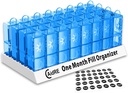 31 päivän pilleri Organizer AM/PM 