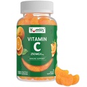 C-vitamiini Gummy aikuisille - 250 mg Nami C-vitamiini Gummy - VIT C Gummies - Immuuni tuki täydentää -Orange Flavored Kosher, Halal, Gluteeniton (100 kreivi)