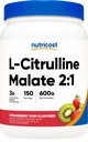 Nutricost L-sitrulliinimalaatti 2:1 (600 grammaa) (Strawberry Kiivit)