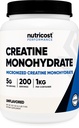 Nutricost Kreatiini Monohydraatti Mikronoitu jauhe (1 KG) - puhdas kreatiinimonohydraatti