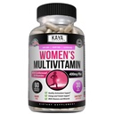 Kaya Naturals Naisten monivitamiini, kaiken kaikkiaan Terve Antioksidantti, ja immuuni tuki, A-, D-, C-, E-, Biotiini, Foolihappo, & Multi-Mineraali, energia & aineenvaihdunta vitamiini täydentää 60