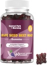 Rypäleensiemensokeri Beet Energy Gummies, Typpioksidi ja verenpainetuki, Grape Seed Extract & non-GMO-GMO-juuristot, Grape Flavor