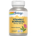 SOLARAY C- vitamiini ja Echinacea Root . Terve immuunijärjestelmä Support w/ 500 mg VIT C & 300 mg Echinacea per kapseli .