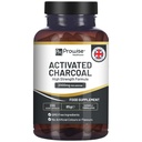 Aktivoitu Charcoal kapselit - 200 High Strength Vegan kapselit- 2000mg per Serving I Made in the UK by Prowise Healthcare