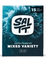 SALTT Elektrolyytit Powder Packets, All Things Mixed Variety Pack (15 Packets) - Magnesium, Kalium, Natrium, Trace Minerals - Vegan & Gluteenittomat - Matkailu Essentials - Made in USA