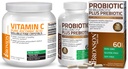 Bronson Probiootti 50 miljardia PMY + Prebiootti Apple Polyfenolit & Ananas Fruit Extract C-vitamiinijauhe Pure Askorbiinihappo Liukoinen Fine Non GMO kiteitä