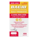 Bacid Daily Probiootti, jossa on Bacillus Coagulans, Digestiivisen terveyden ravintolisä, 100 kapselia
