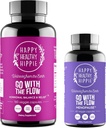 Happy Healthy Hippi Go kanssa Flow Menopause Tuki & Mene Flow Hormoni Balance naisten (180ct)