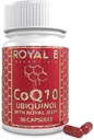 Ultra-Premium Co-Enzyme Q10 Royal Jelly, Ubiquinol CoQ10 kapselit sydämen terveyttä ja immuuni puolustusta, kaikki luonnolliset CoQ10 täydentää valmistettu mehiläisten, 3000 mg, 30 kasviskapselit