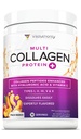 Multi Collagen Peptides Powder for Women - Hydrolysed Flavored Collagen Powder for Women with Tyypit I II III V & X C-vitamiini & Hyaluronic Acid for Hair Skin and Nails (Peach Mango) - 30 Servings