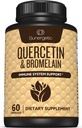 Sunergetic Premium Quercetin & Bromelain Supplement ... Tehokas Quercetin Bromelain Complex, joka auttaa tukemaan immuunijärjestelmää ja kausittaista tukea...