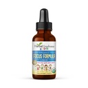 Focus and Attention Supplements 1oz - Focus täydentää Ashwagandha lapsille & Natural Moringa Extract varten Serene ja nero Mind - ei-GMO Focus Vitamiinit lapsille - Valmistettu USA
