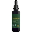 Global Healing Center - Ginseng - Organic Raw Herbal Extract - Liquid Panax Supplement Drop Promotes Energy - Korean ja Siperian Ginseng Supplement, Maca, Ashwagandha - ei-GMO - 2 Fl Oz