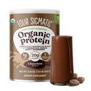 Neljä Sigmatic Organic Plant-Based Protein Powder Creamy Cacao Proteiinia leijona Mane, Chaga, Cordyceps ja enemmän 