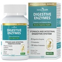 800mg Dgestive Enzymes for Men and Women with Probiotics & Organic Prebiootics, 8 Key Enzymes, Proteaasi, Amylase & Lipase for Bloating, Gas Relief, Non- GMO 90 kapselia
