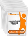 BulkSupplements.com Askorbiinihappo jauhe - C-vitamiinin täydentää, Askorbiinihappo Ruoka Gradus - jauhettu C-vitamiini, Immuuni tuki - Gluteeniton, 1 g per tarjoilu, 5kg (11 lbs) (Pack of 5)