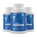 Essential Elements Mies terveys täydentää - Lihastuki & T-Terveys DIM, Ashwagandha, Shilajit, Lisää T-Hero 60 Vegan kapselit (3-pakkaus)