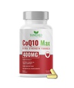 CoQ10 400 mg Vegan, Ultra CoQ10 - Ultra suuri imeytyvä Cozyme Q10 täydentää - antioksidantti täydentää Verisuoniston ja sydämen terveyttä, hedelmällisyyttä ja energian tuotantoa - 60