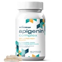 Apigeniini täydentää lepoa ja rentoutumista tukea - 50 mg apigeniini per kapseli magnesium Glycinate 275 mg L-Theanine 100 mg GABA 100 mg - 98% Ultra-High Puhtaus