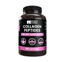 PURE ALKUPERÄISET AINEET Kollageeni-Peptidit (365 kapselia) Ei magnesiumia tai riisiä, aina puhdasta, Lab varmistettu