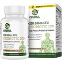 Probiootit naisille ja miehille, 200 miljardia PMY 12 kantaa 3 Organic Prebiootit ja Probiootit Dgestive Health Gut, Immuuni, turvotus ja kaasu, energia, yleinen terveys, Hylly vakaa - 2 kuukauden tarjonta