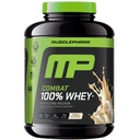 MusclePharm Combat 100% Whey Protein Powder, Vanilla Flavor, Fast Recovery & Muscle Gain with Whey Protein Isolate, High Protein Powder for Women & Men, Gluteeniton, 5 lb, 70 tarjoilua