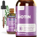 Rejuvica Health Active Biotin - Advanced Liquid Biotin täydennysosa - 5000 mcg Tuki hiukset iho ja kynnet