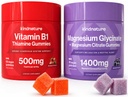 KINDNATURE Power Duo: Magnesium & B1-vitamiini Gummies Bundle 