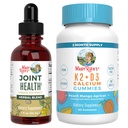 MaryRuth Organics Joint Health Liquid Drops & Vitamiin K2+D3 Gummies (Peach Mango ja aprikoosi) ... Label Project Varmennetut vitamiinit kalsiumin, nivelet, ja luun tuki Vegaani, ei-GMO, gluteeniton