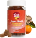 Sienet Super Shield - sieni täydentää - C-vitamiini, Immuuni Boost, Sienten Blend, Musta Elderberry, Sinkki - Immuuni tuki (30 sieni Gummies)