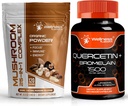WELLNESS LABSRX Mushroom Powder 2000mg - Quercetin ja Bromelain täydennysosa - 1500mg