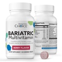 Bariatric Choice My Bariatric Chewable Multivitamiini, jossa on rautaa & 300 mg kalsiumia (120ct)