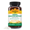 Maa Elämä Pureskeltava Papaya Enzymes for Digestion Support - Natural Ananas & Papayana Flavor, Assistents with ravinneabsorptio, Sisältää Papain & Proteaasi - 200 ja 500 Wafers saatavilla