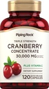 Piping Rock Cranberry pillereitä . 120 kapselia. ..