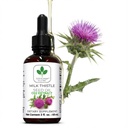 Milk Thistle Seed Oil Extract 2 fl oz - CO2 Liquid Milk Thistle Extract - Rikas Silymarin, VIT E, Sinkki, Omegas, Tokoferolit - Makea ja mukava maku