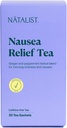 NATALIST Pahoinvointi Relief Tea Ease Raskaus Aamu Sairaus Calming Plant-Based Comfort Blend naisille - Ruoansulatus rauhoittava luomu inkivääri & piparminttu - Vegaani, Gluteeniton, kofeiiniton - 20 pussia