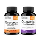 Sandhu's Quercetin 1000 mg & Quercetin ja bromelain 1000 mg per tarjoilu Bioflavonoids Supplement Complex