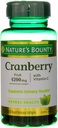 Nature's Bounty Cranberry Fruit 4200 mg, Plus C-vitamiini Softgels, 120 ea (pakkaus 4)