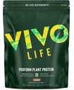 Vivo life Perform Plant Protein Powder 25g Protein 6g BCAA: lla, rauta, sinkki, kurkuma ja kasviperäinen Enzyme Blend . Laktoositon ja helposti digestoitava, kasvipohjainen ravitsemus ...
