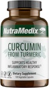 NutraMediax Curcumin - 500 mg kurkumalliset kapselit - Edistää tervettä tulehdusvastetta, immuunijärjestelmää, aivoja, sydän- ja maksatukea (120 kapselia)