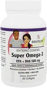 BariatricPal Super Omega-3 Softgels (60 Count) Ei Jälkimakua!