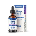 LIQUIDHEALTH Sleep Well Natural Sleep Aid Melatoniini drops - parempi uni & mieli, rentoutua & rauhallinen mieli, putoaa Nukkua Nopeammin Pysy nukkua pidempään - Made in USA, Vegaaninen, sokeriton, huumeeton, non-GMO (2 oz)